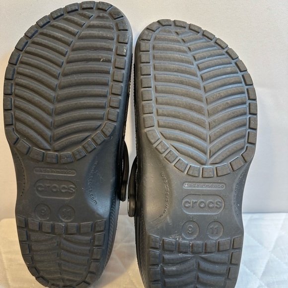 Crocs Baya Unisex Size Men 9 Women 11 Classic Clogs Sandals Shoes Slippers Black main image 6